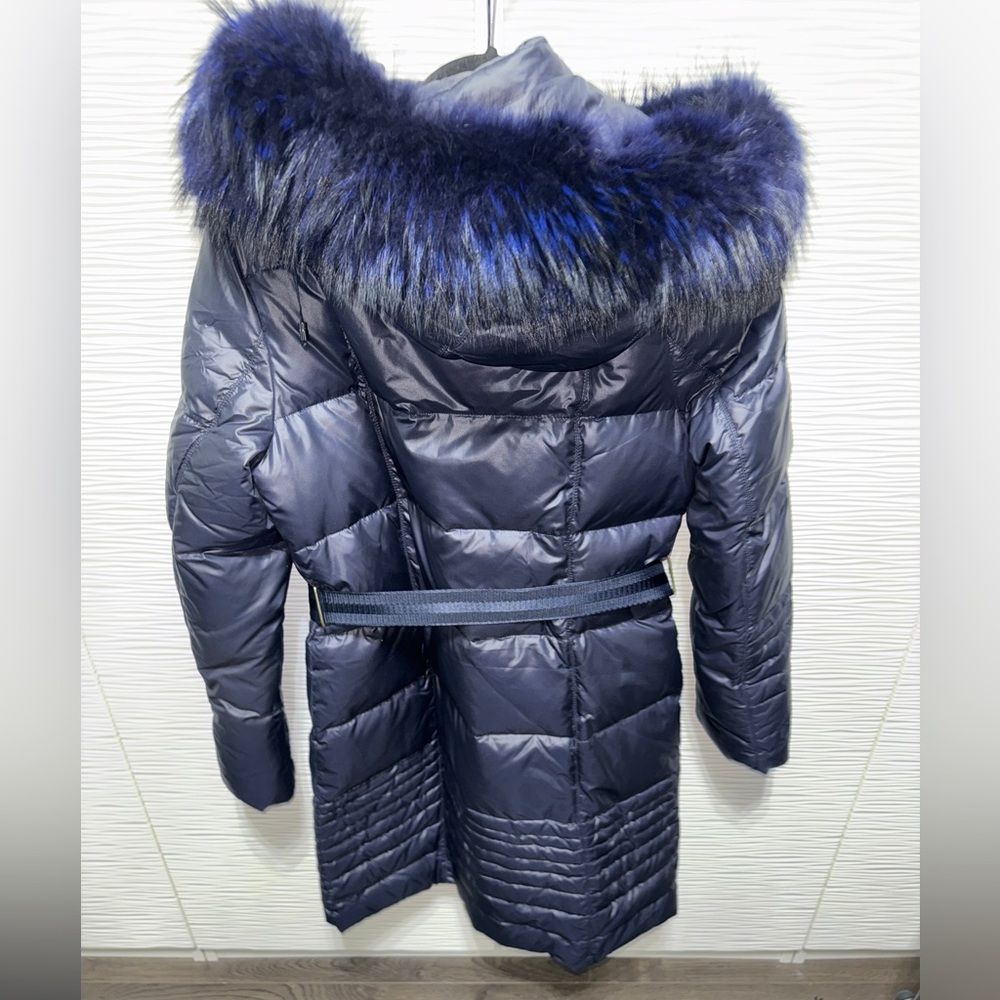 Cattail Willow Navy Down Jacket View 2